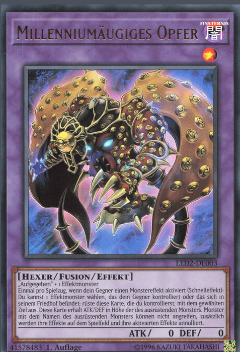 Millenniumäugiges Opfer LED2-DE003 Ultra Rare