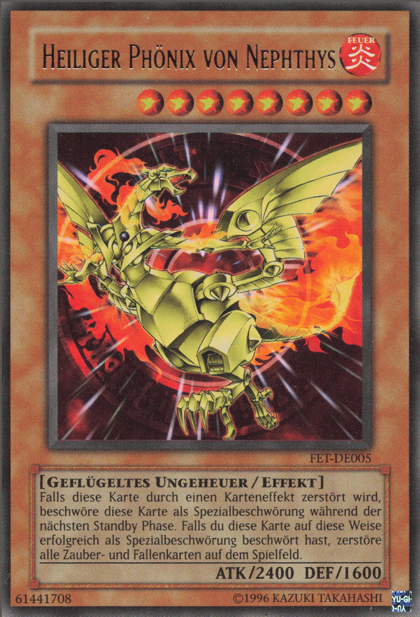 Yu-Gi-Oh! Heiliger Phönix von Nephthys (V.1)