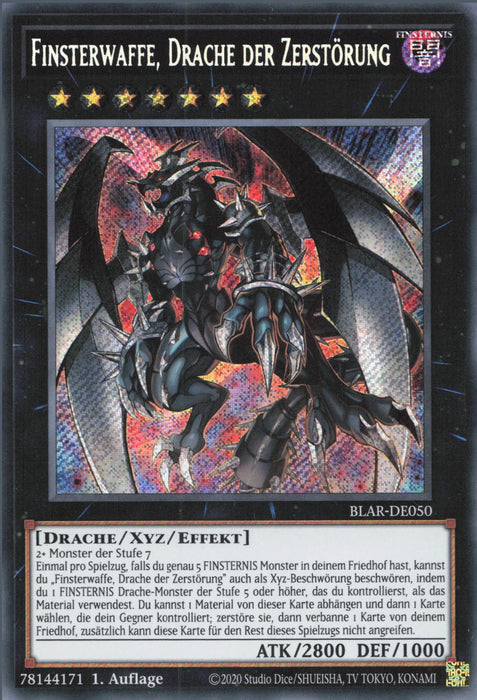 Finsterwaffe, Drache der Zerstörung BLAR-DE050 Secret Rare