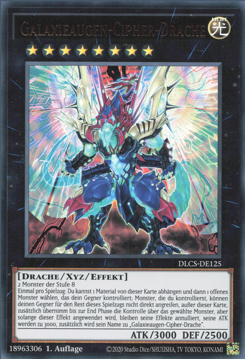 Galaxieaugen-Cipher-Drache (V.1) DLCS-DE125 Ultra Rare