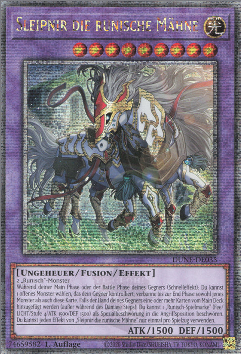 Sleipnir die runische Mähne (V.2) DUNE-DE035 Quarter Century Secret Rare