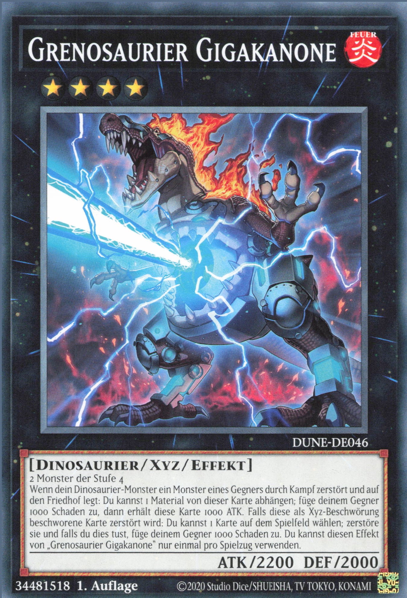 Yu-Gi-Oh! Grenosaurier Gigakanone
