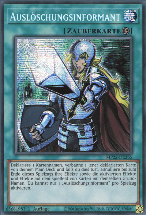 Auslöschungsinformant MP22-DE265 Secret Rare