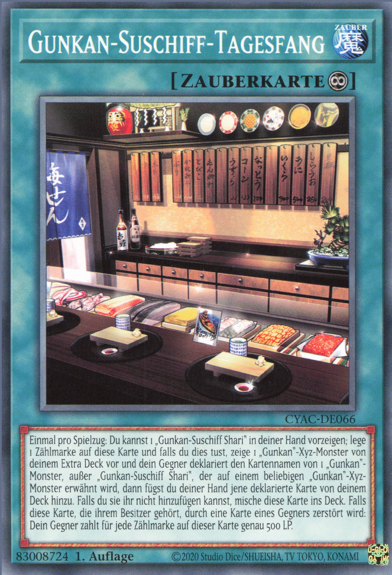 Yu-Gi-Oh! Gunkan-Suschiff-Tagesfang