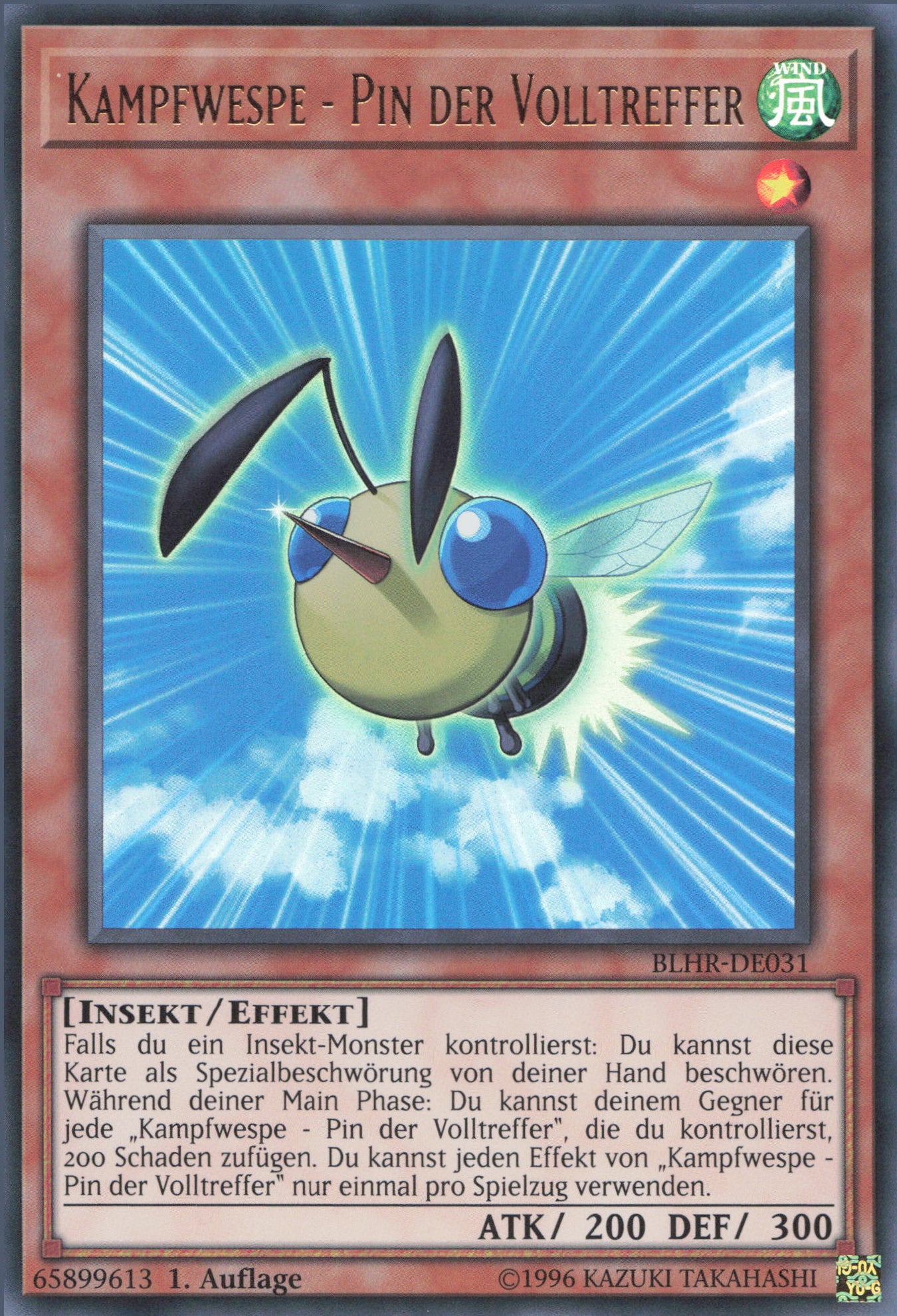 Yu-Gi-Oh! Kampfwespe - Pin der Volltreffer
