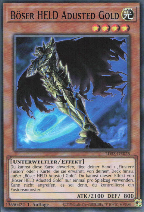 Böser HELD Adusted Gold (V.3) LDS3-DE025 Ultra Rare