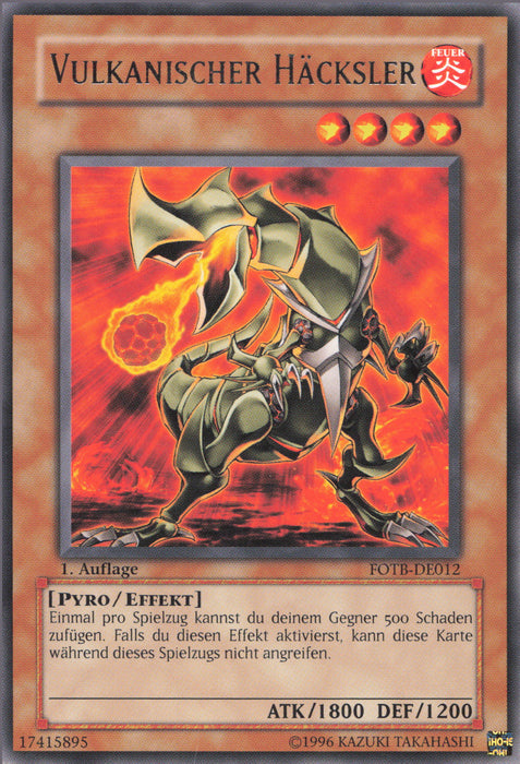 Vulkanischer Häcksler (V.1) FOTB-DE012 Rare