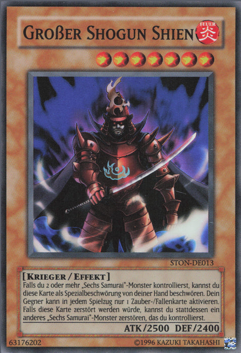 Großer Shogun Shien (V.1) STON-DE013 Super Rare