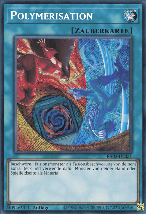 Polymerisation (V.6) RA03-DE051 Secret Rare Deutsch