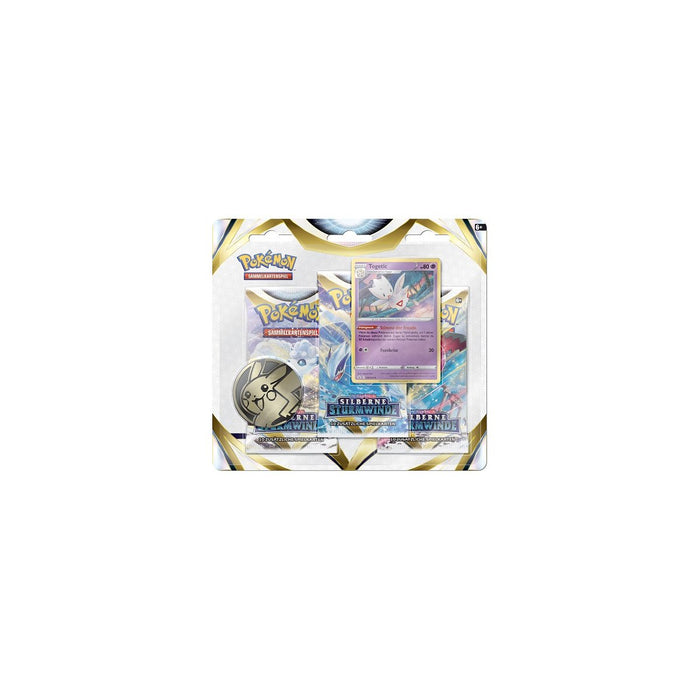 Pokemon Silberne Sturmwinde 3er Blister DE