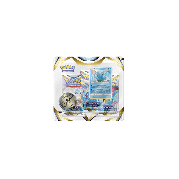 Pokemon Silberne Sturmwinde 3er Blister DE