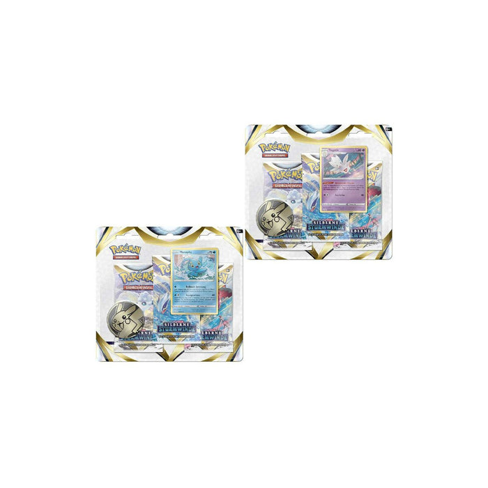 Pokemon Silberne Sturmwinde 3er Blister DE