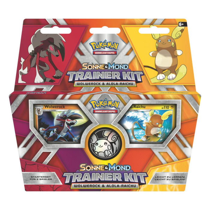 Pokemon Sonne & Mond Trainer Kit Wolwerock & Alola-Raichu Deutsch