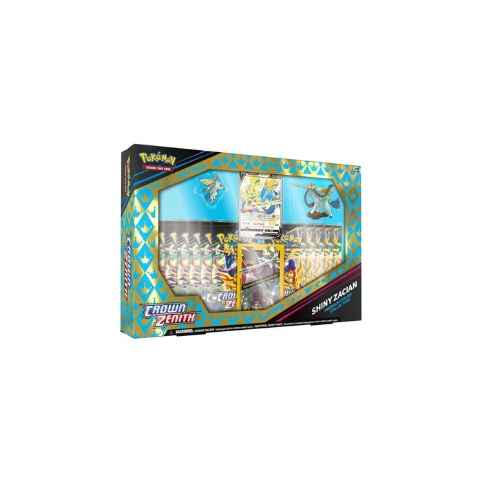 Pokemon Crown Zenith Schillerndes Zacian/Schillerndes Zamazenta Premium-Figuren Kollektion EN
