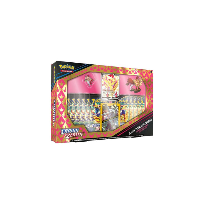 Pokemon Crown Zenith Schillerndes Zacian/Schillerndes Zamazenta Premium-Figuren Kollektion EN