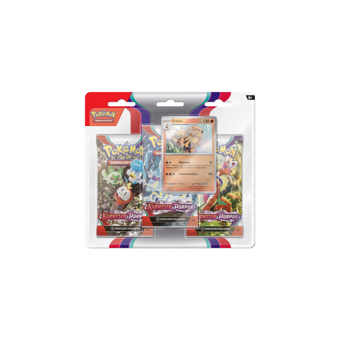 Pokemon Karmesin & Purpur - 3-Pack Blister DE