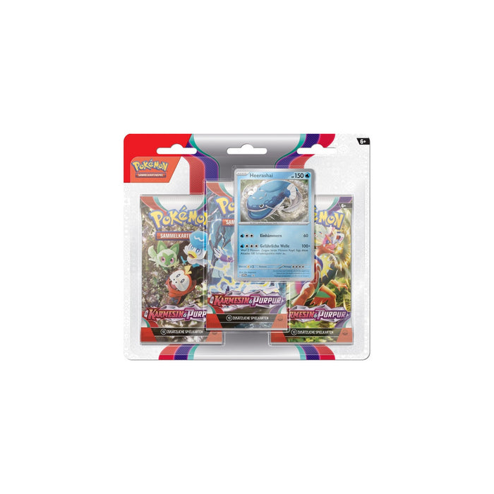 Pokemon Karmesin & Purpur - 3-Pack Blister DE