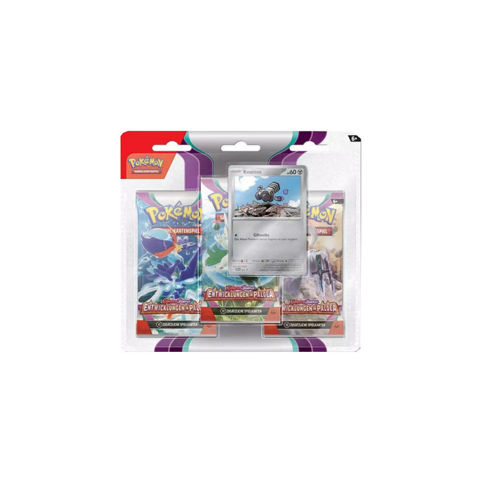 Pokemon Karmesin & Purpur Entwicklungen in Paldea - 3-Pack Blister DE