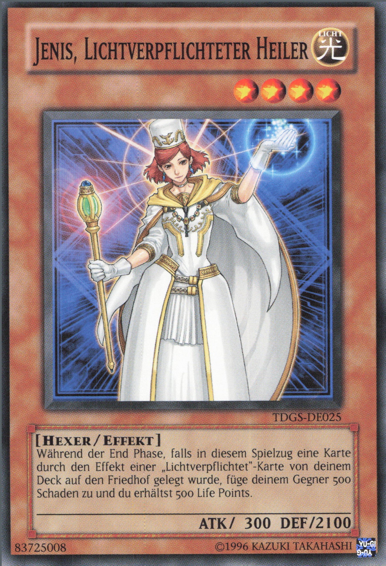Yu-Gi-Oh! Jenis, Lichtverpflichteter Heiler