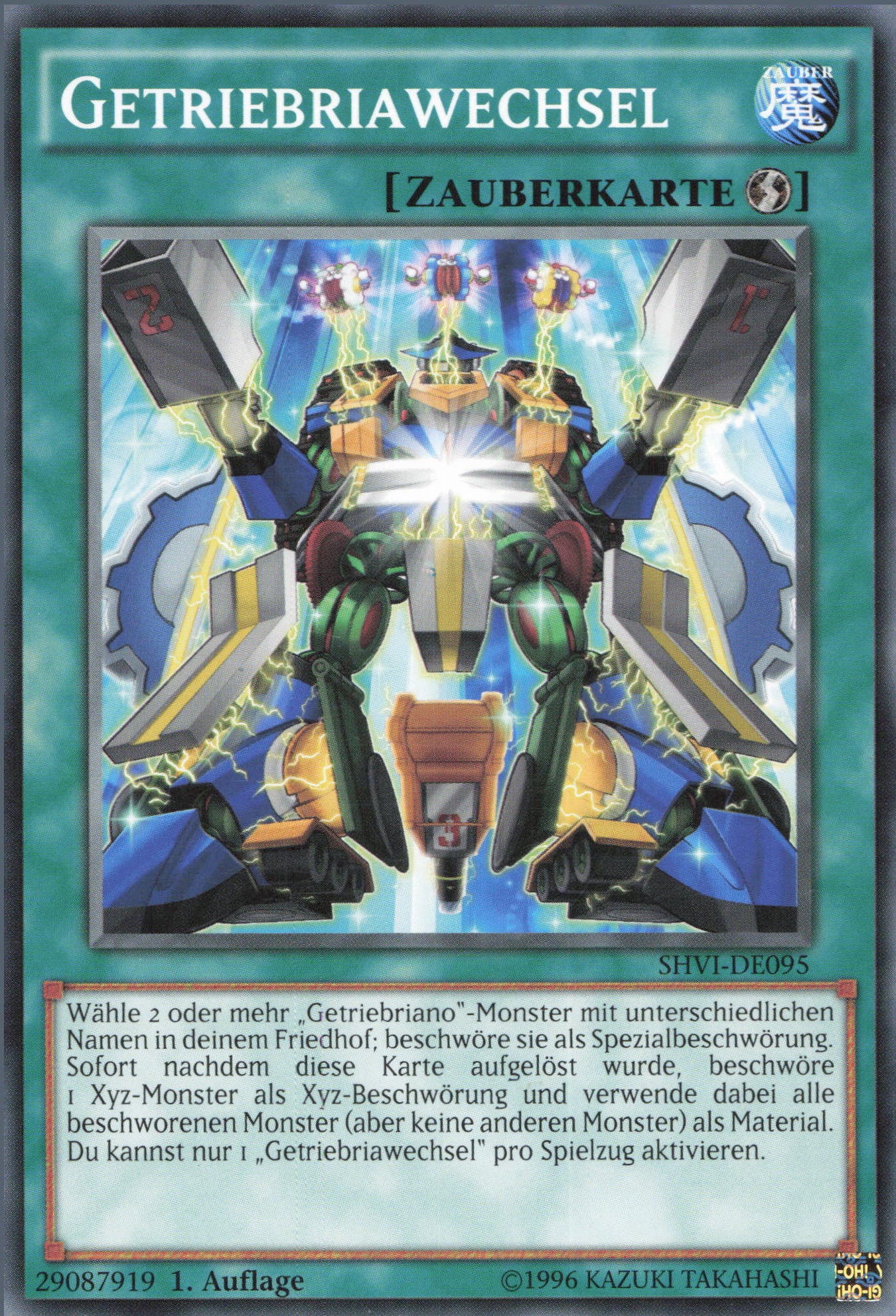 Yu-Gi-Oh! Getriebriawechsel