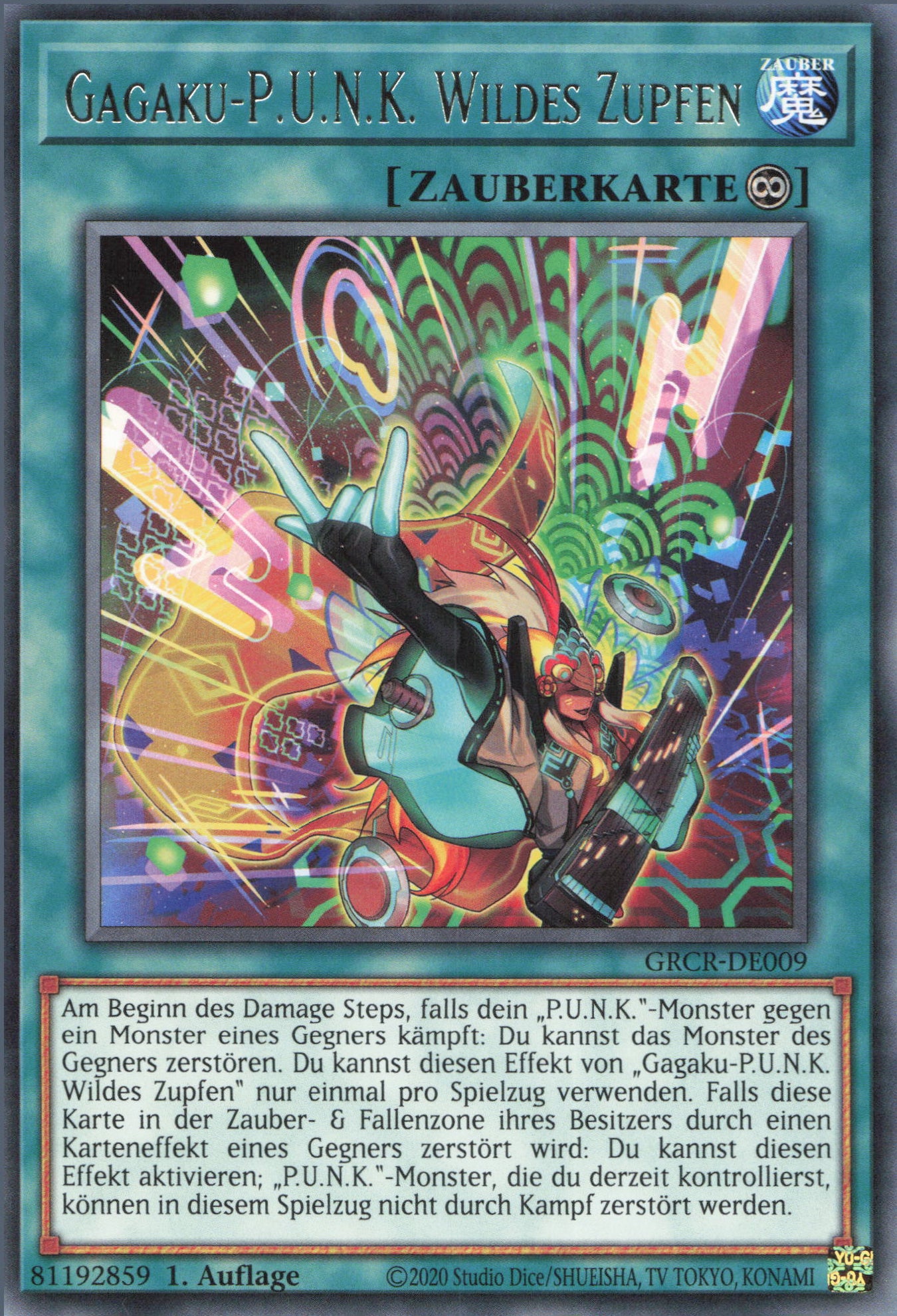 Yu-Gi-Oh! Gagaku-P.U.N.K. Wildes Zupfen