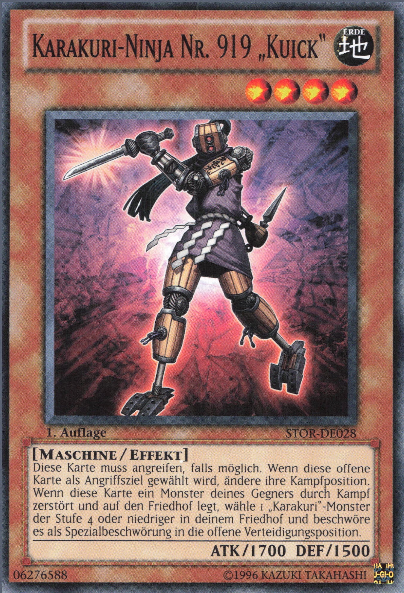 Yu-Gi-Oh! Karakuri-Ninja Nr. 919 „Kuick“