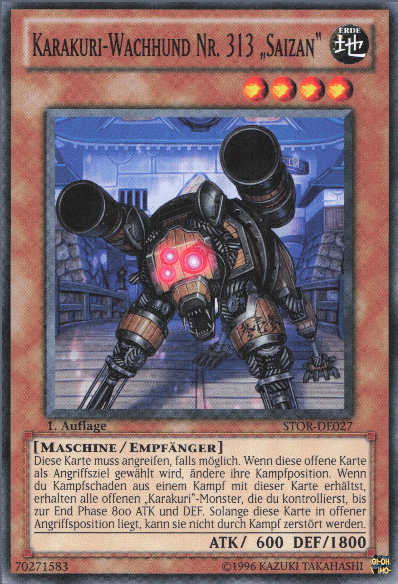 Yu-Gi-Oh! Karakuri-Wachhund Nr. 313 „Saizan“