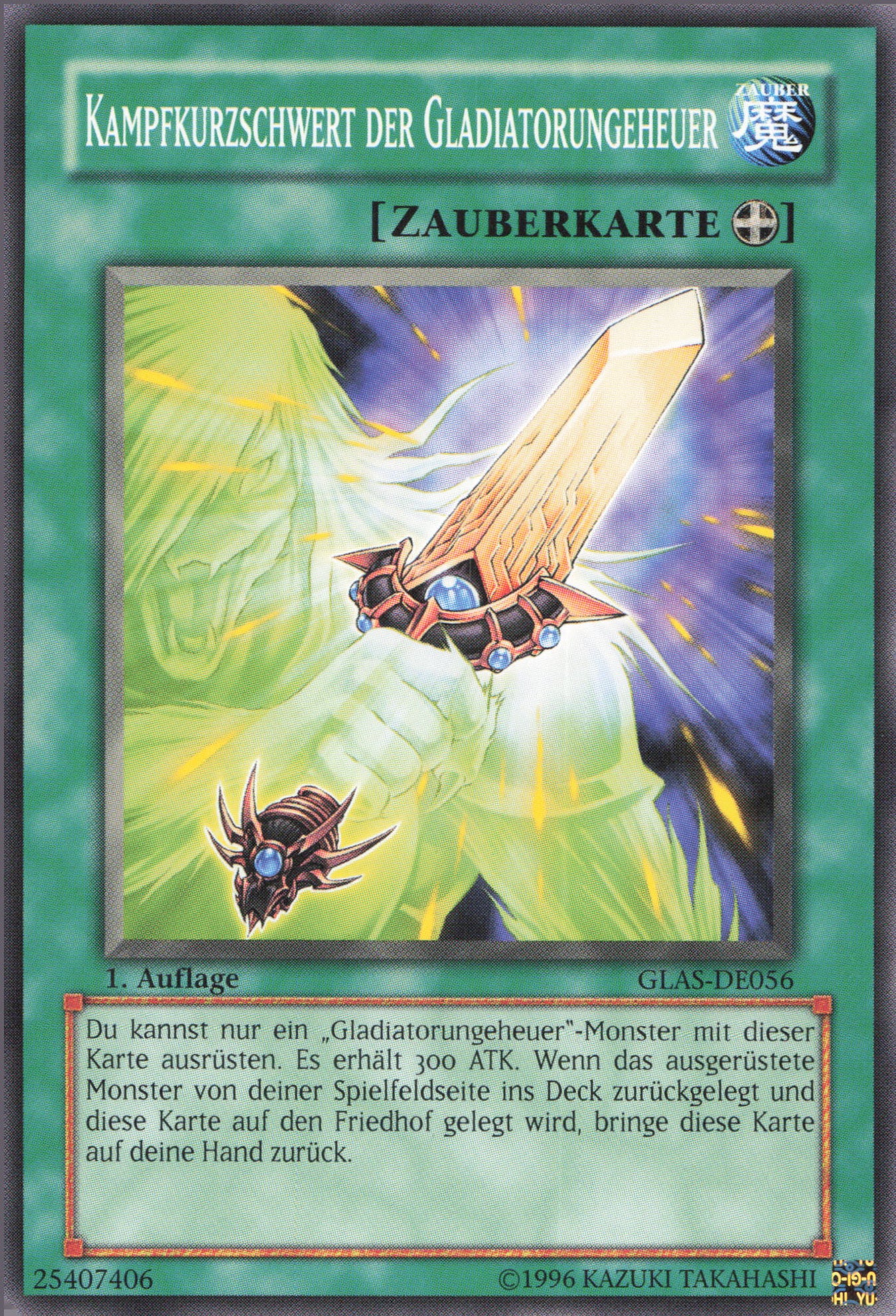 Yu-Gi-Oh! Kampfkurzschwert der Gladiatorungeheuer