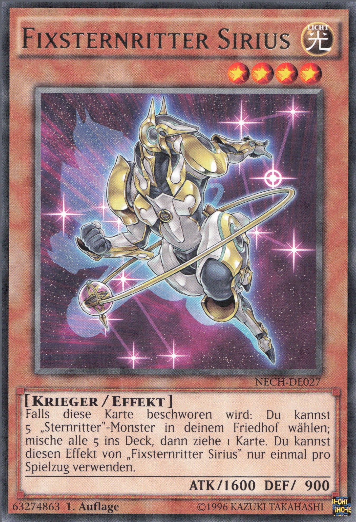 Yu-Gi-Oh! Fixsternritter Sirius