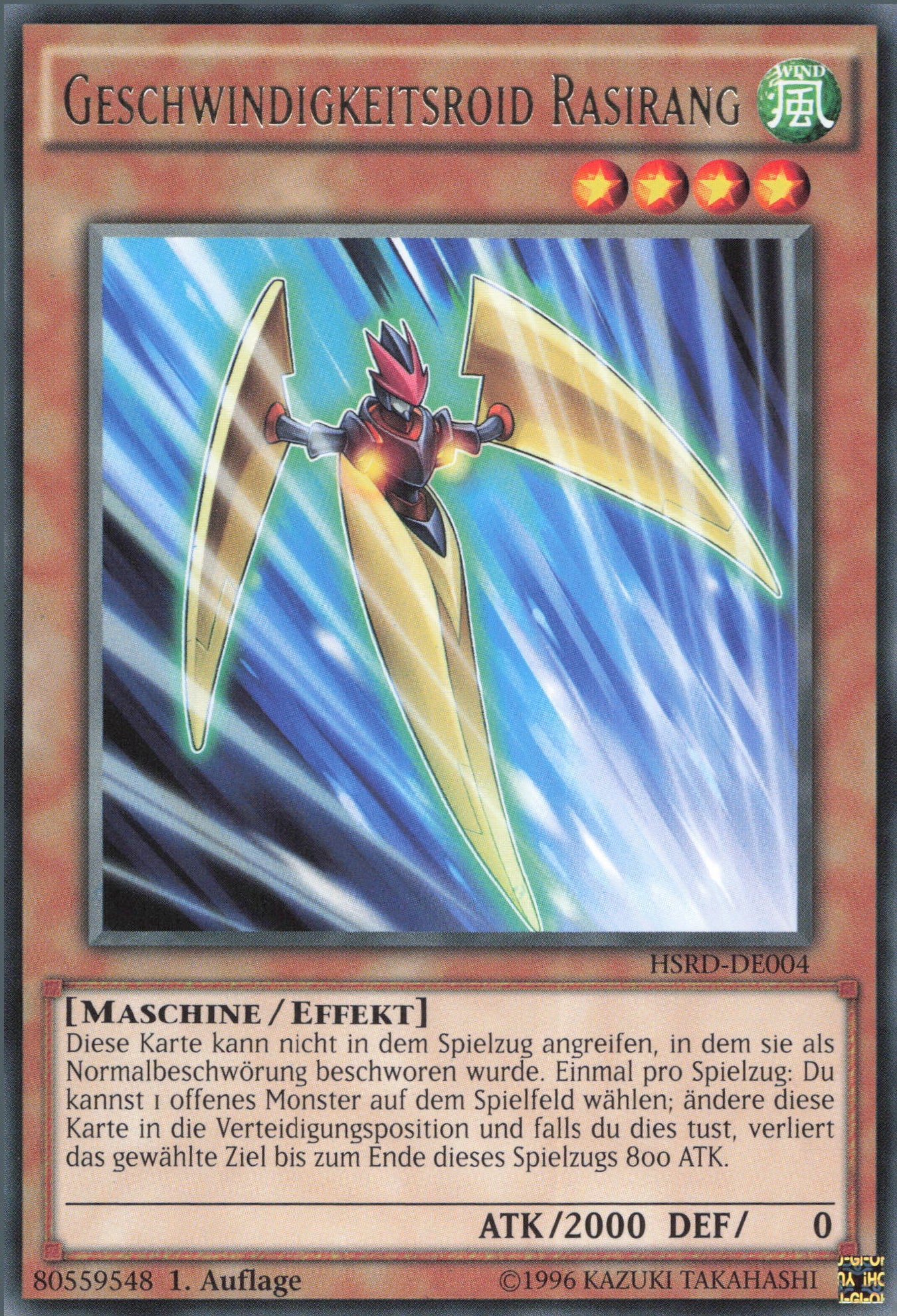 Yu-Gi-Oh! Geschwindigkeitsroid Rasirang