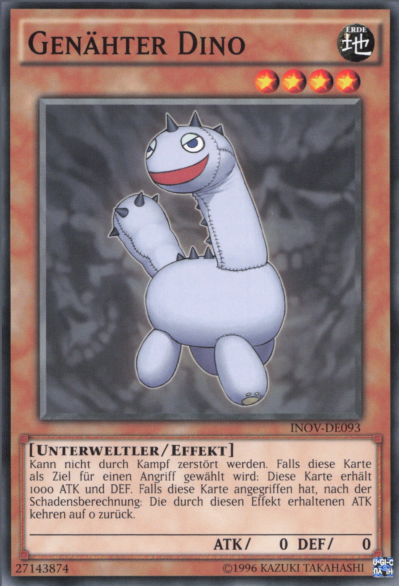 Yu-Gi-Oh! Genähter Dino