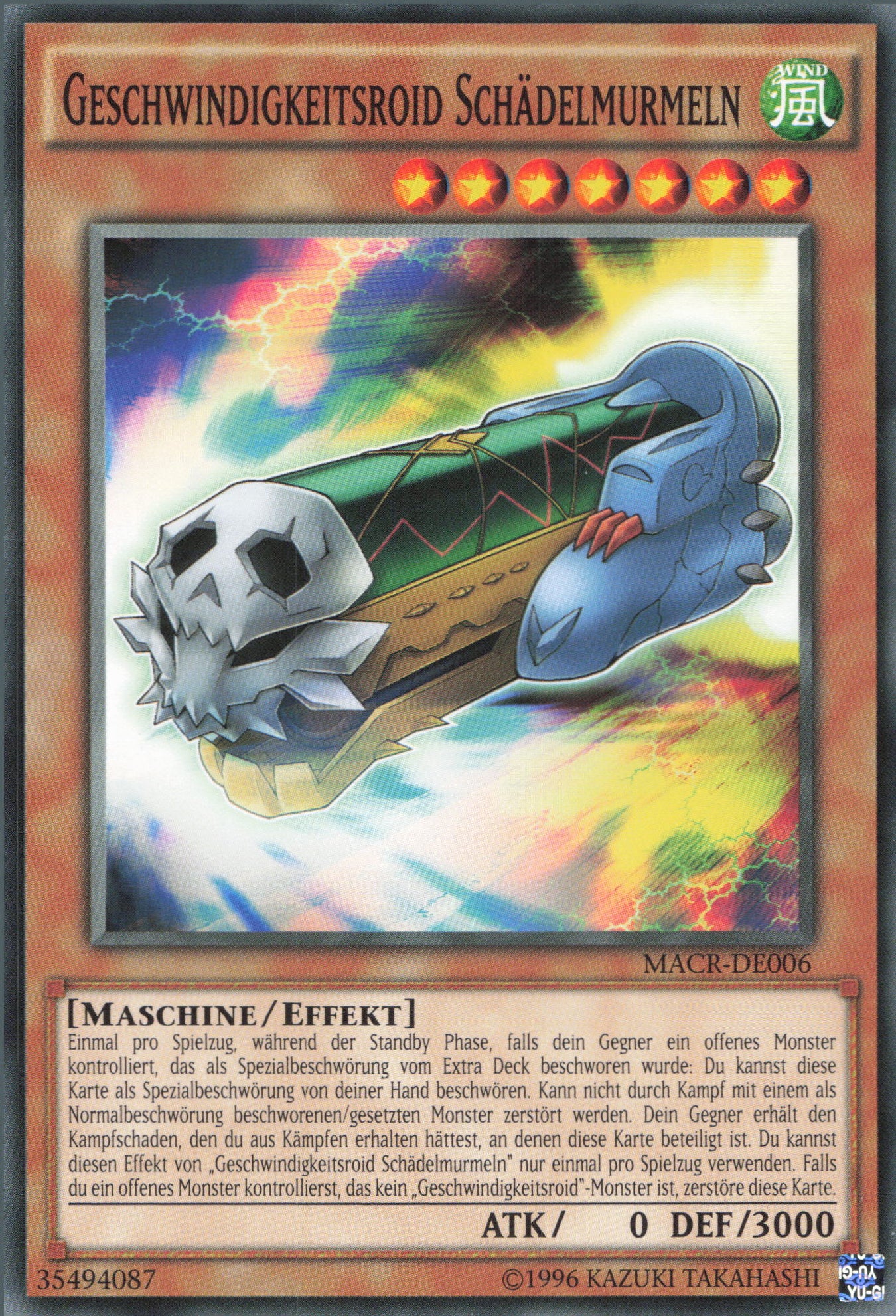 Yu-Gi-Oh! Geschwindigkeitsroid Schädelmurmeln