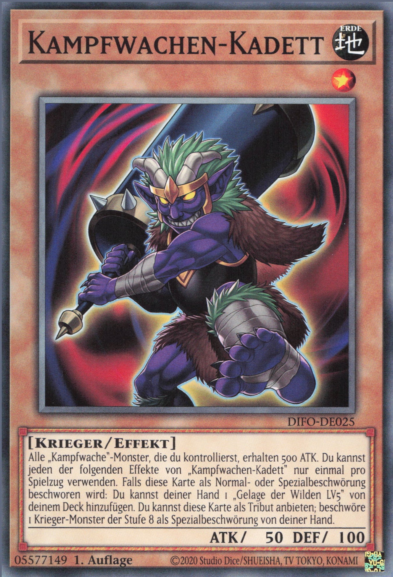 Yu-Gi-Oh! Kampfwachen-Kadett