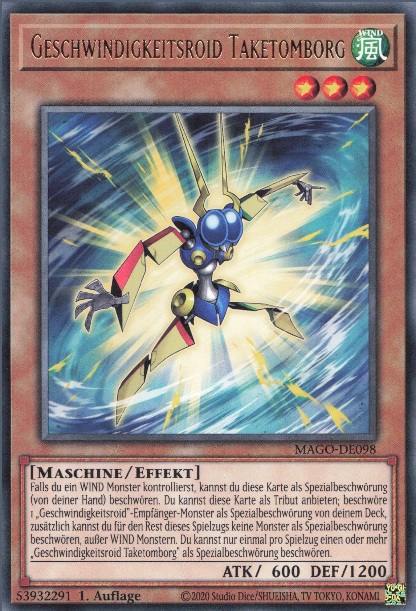 Yu-Gi-Oh! Geschwindigkeitsroid Taketomborg