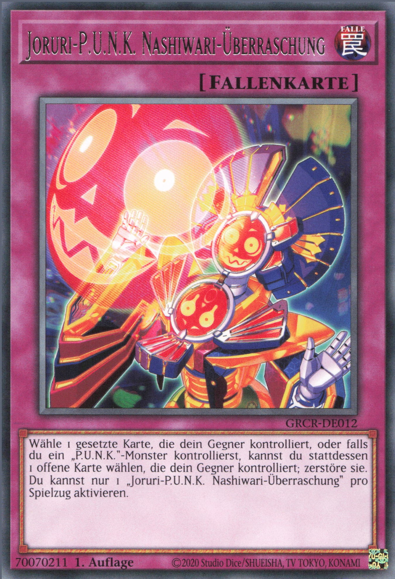 Yu-Gi-Oh! Joruri-P.U.N.K. Nashiwari-Überraschung