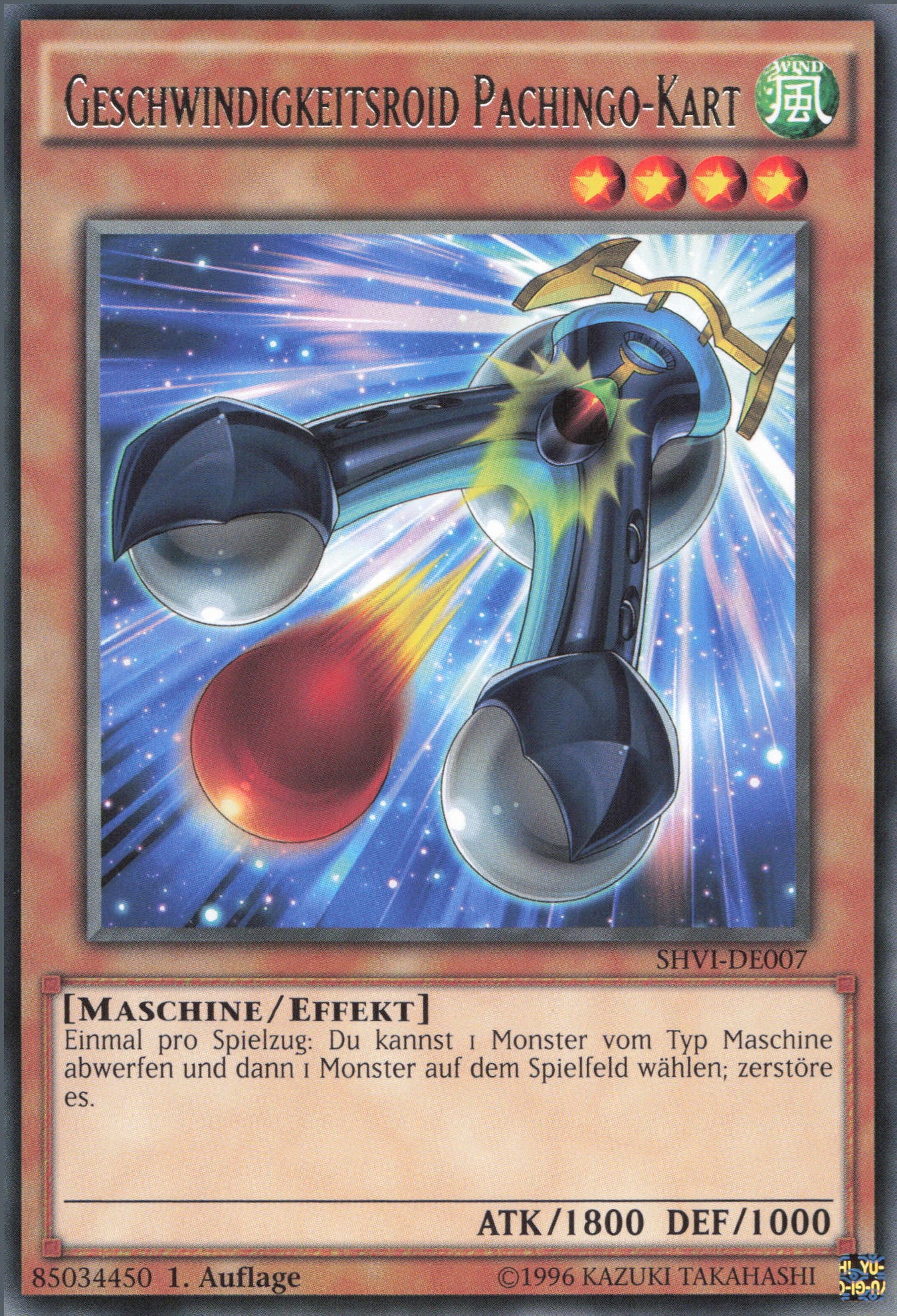 Yu-Gi-Oh! Geschwindigkeitsroid Pachingo-Kart