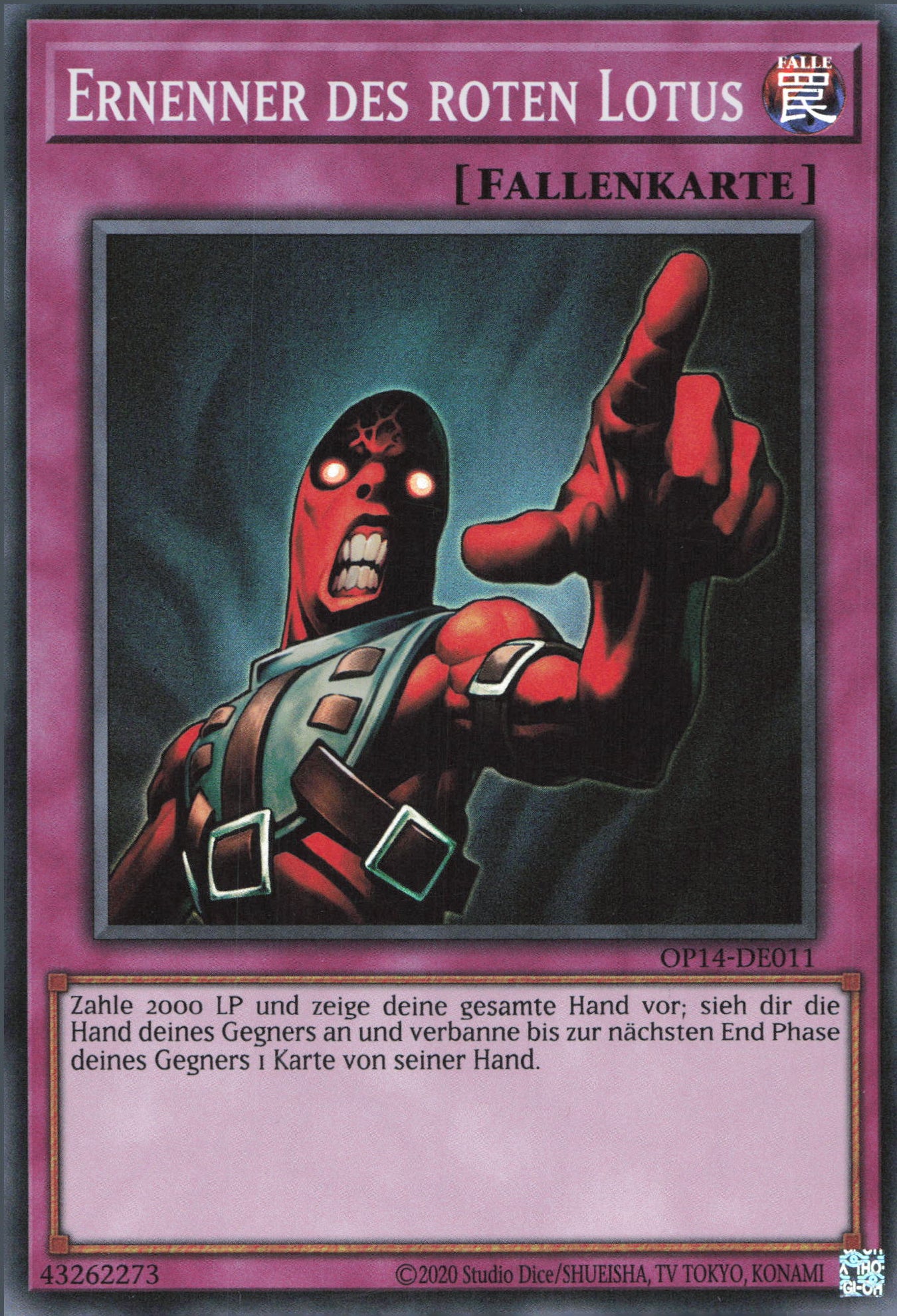 Yu-Gi-Oh! Ernenner des roten Lotus