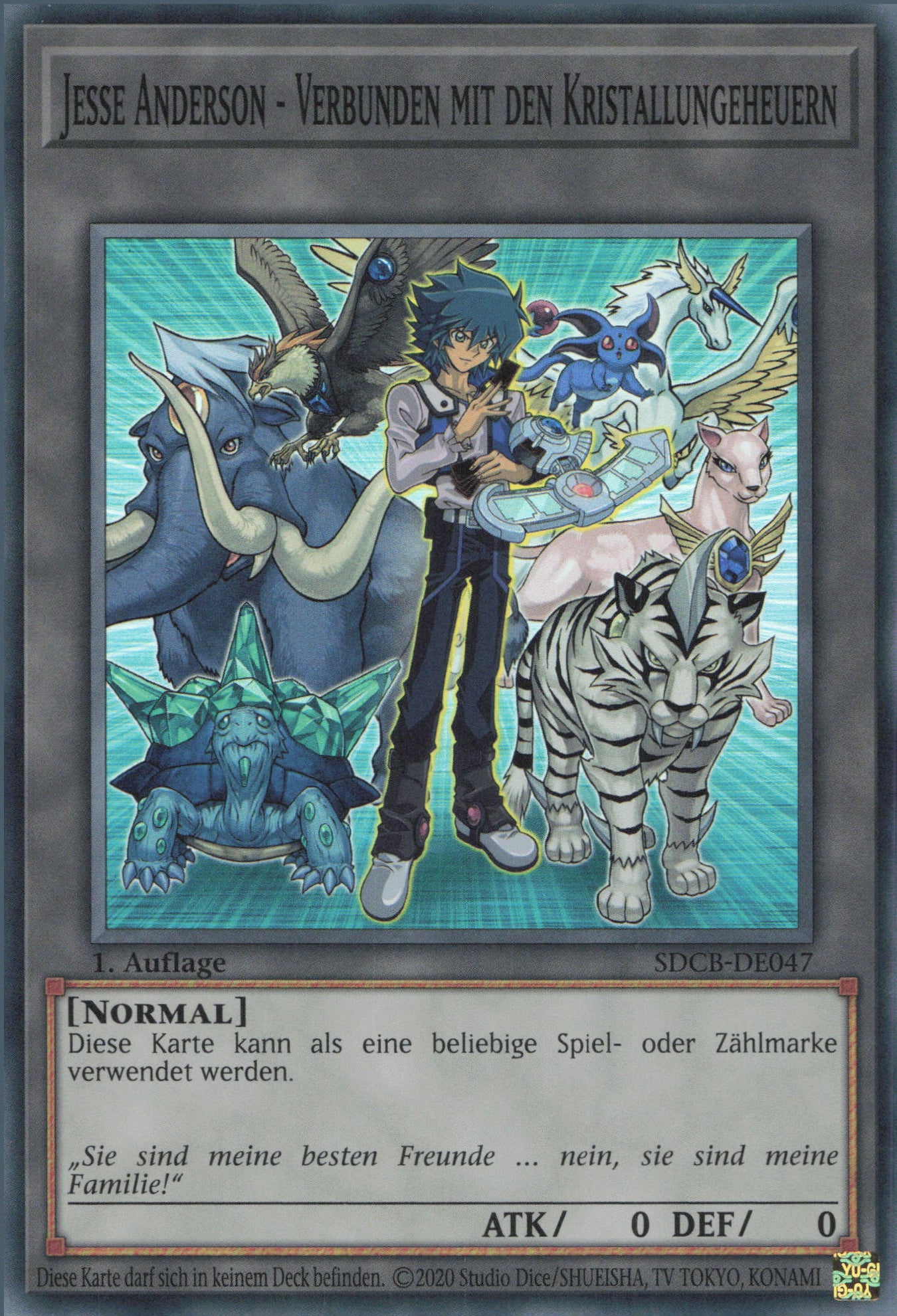 Yu-Gi-Oh! Jesse Anderson - Bonder with the Crystal Beasts