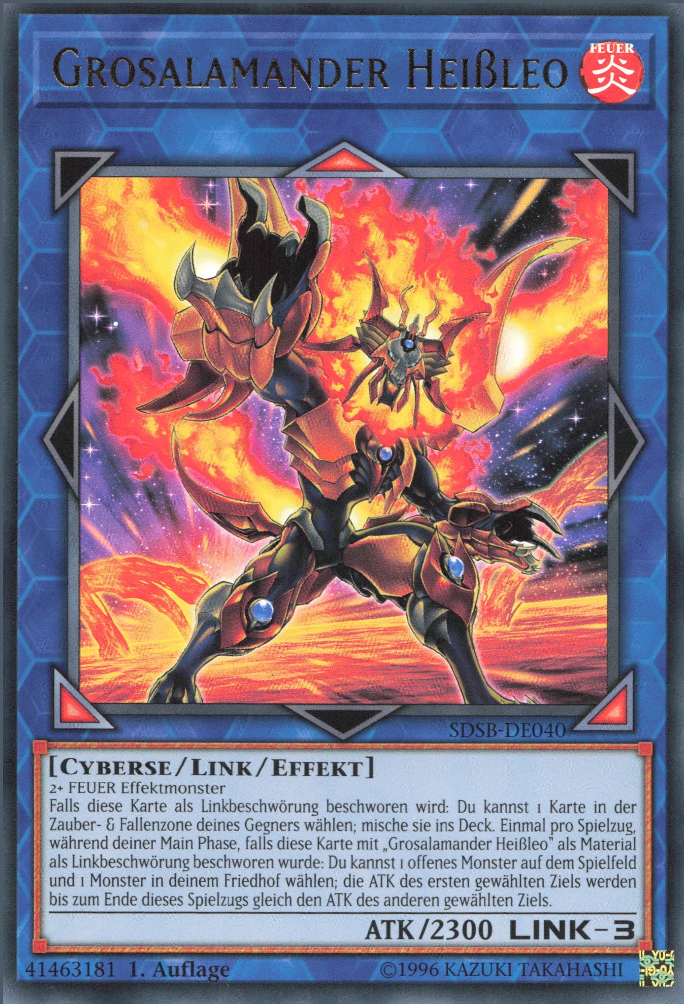 Yu-Gi-Oh! Grosalamander Heißleo