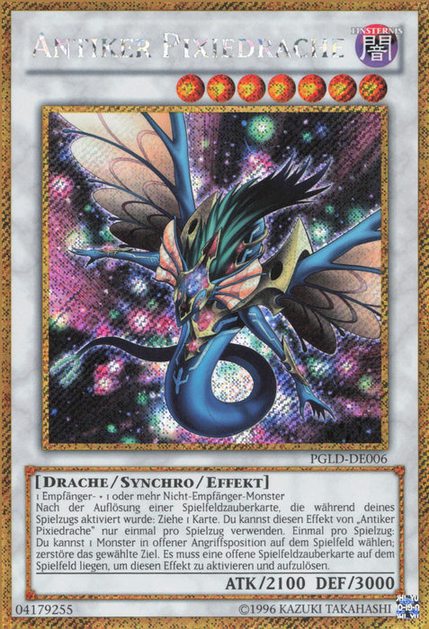 Antiker Pixiedrache PGLD-DE006 Gold Secret Rare