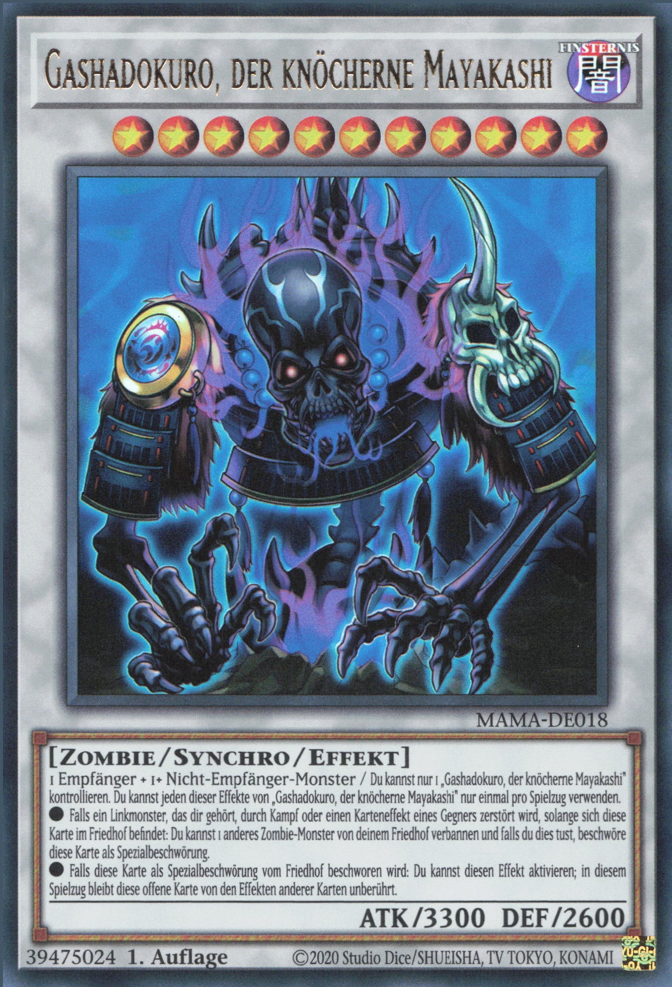 Yu-Gi-Oh! Gashadokuro, der knöcherne Mayakashi