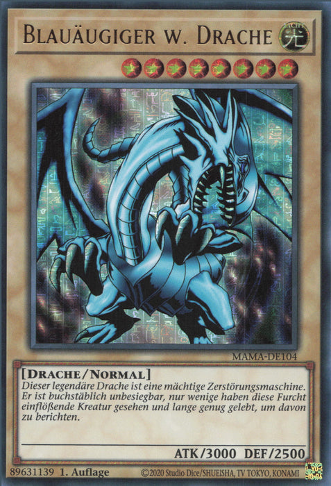 Blauäugiger w. Drache (V.1) MAMA-DE104 Ultra Parallel Rare