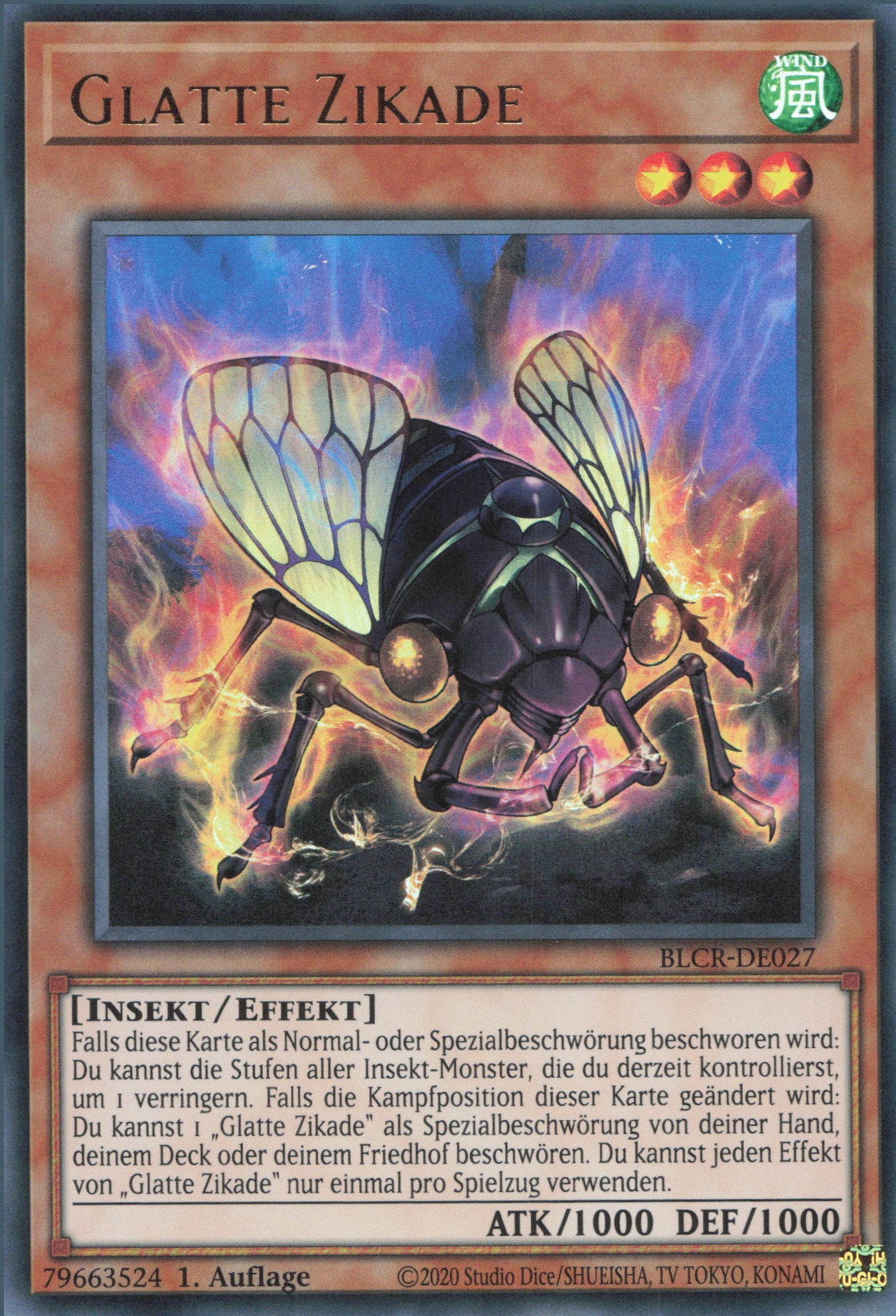 Yu-Gi-Oh! Glatte Zikade