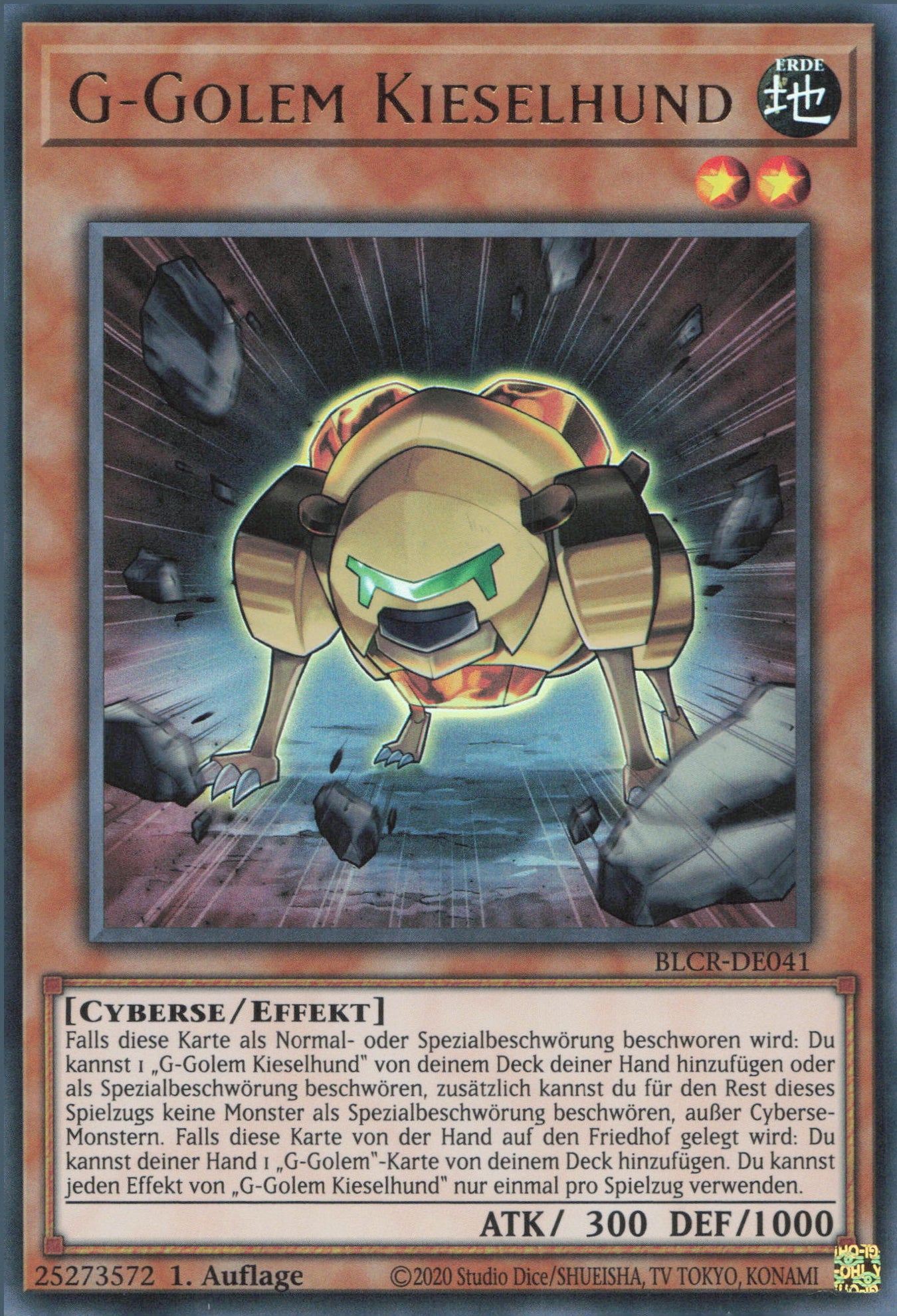 Yu-Gi-Oh! G-Golem Kieselhund