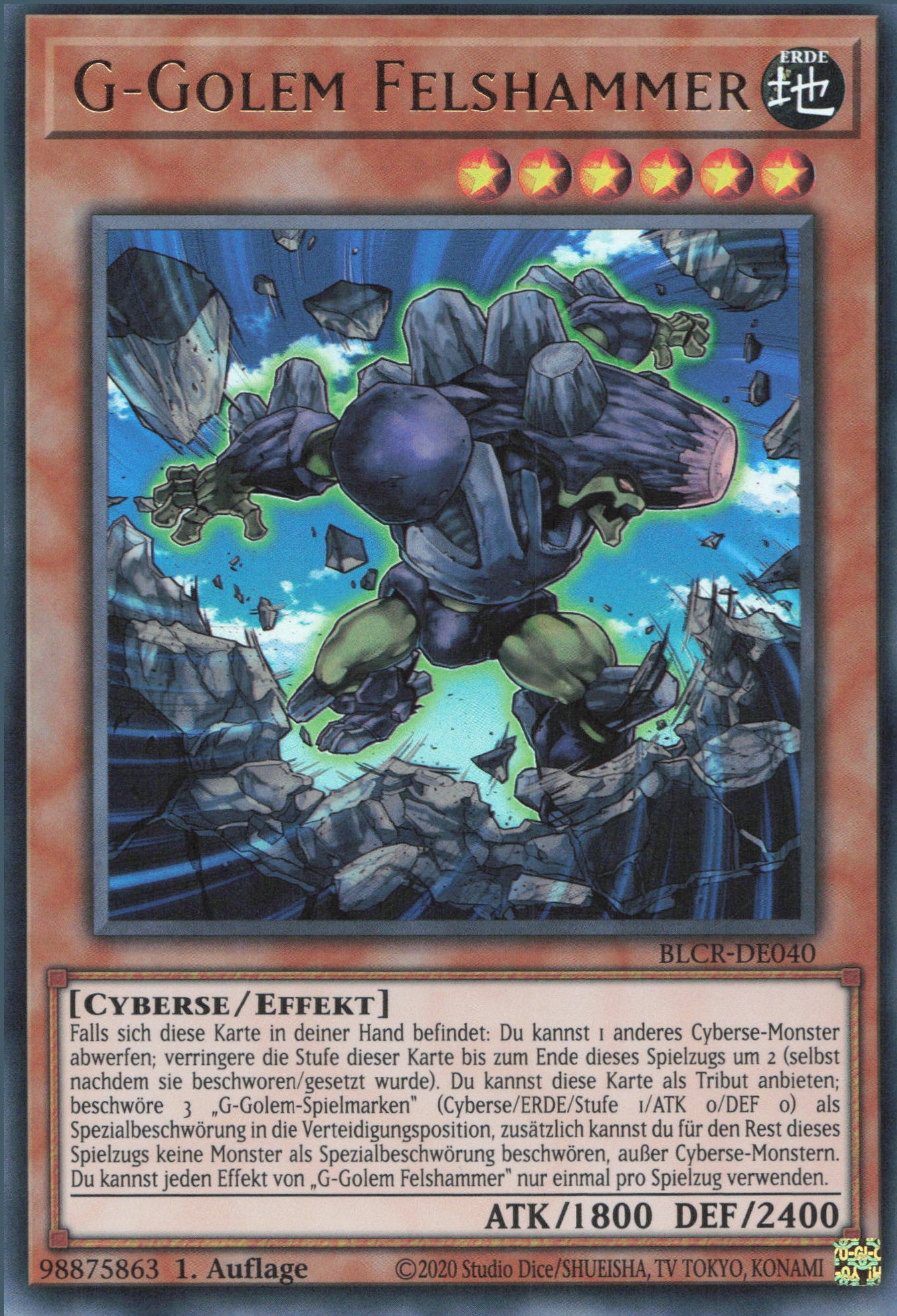 Yu-Gi-Oh! G-Golem Felshammer