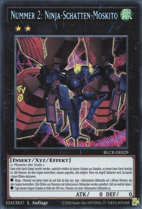 Nummer 2: Ninja-Schatten-Moskito BLCR-DE029 Secret Rare