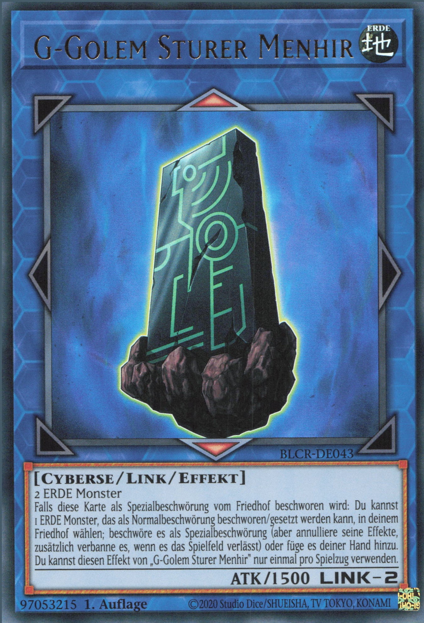Yu-Gi-Oh! G-Golem Sturer Menhir