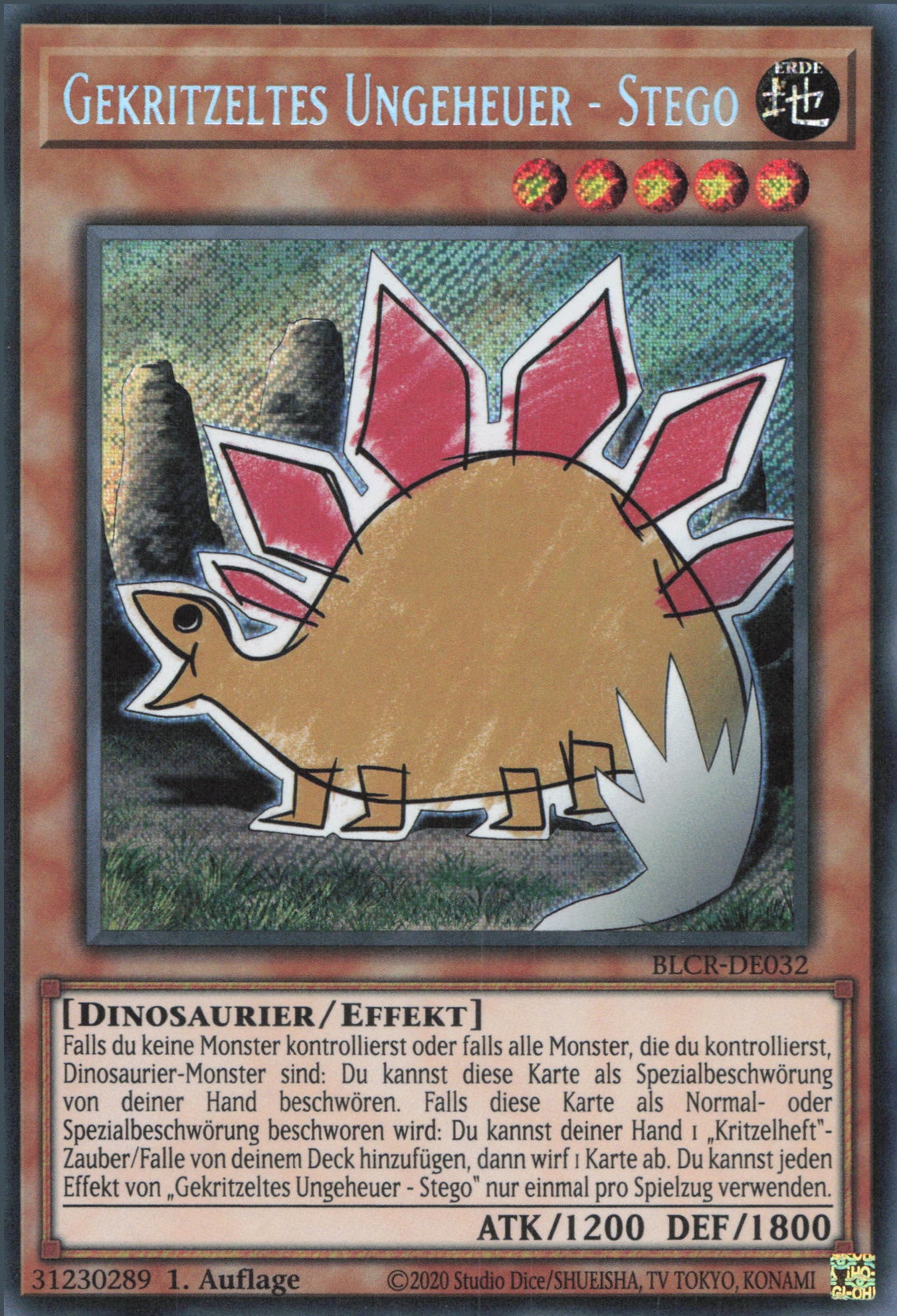 Yu-Gi-Oh! Gekritzeltes Ungeheuer - Stego