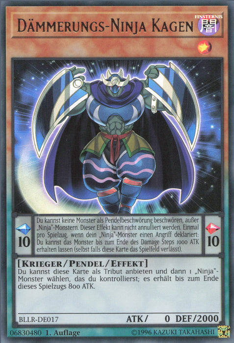 Dämmerungs-Ninja Kagen BLLR-DE017 Ultra Rare
