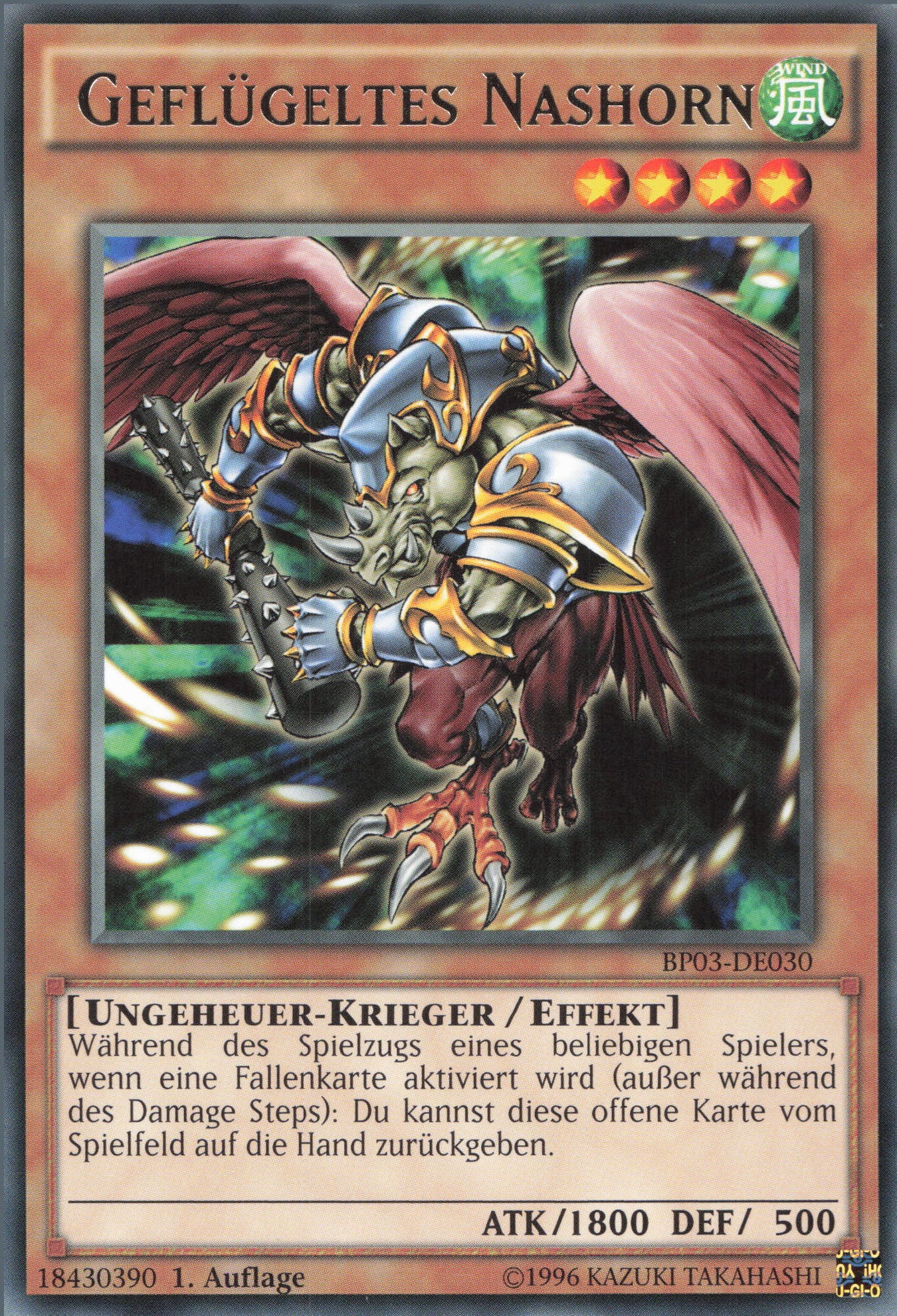 Yu-Gi-Oh! Geflügeltes Nashorn (V.1)